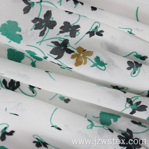 new products floral printed 100% polyester chiffon fabric